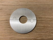 Heizungsrohr Rosette aus Edelstahl für 15mm Rohr