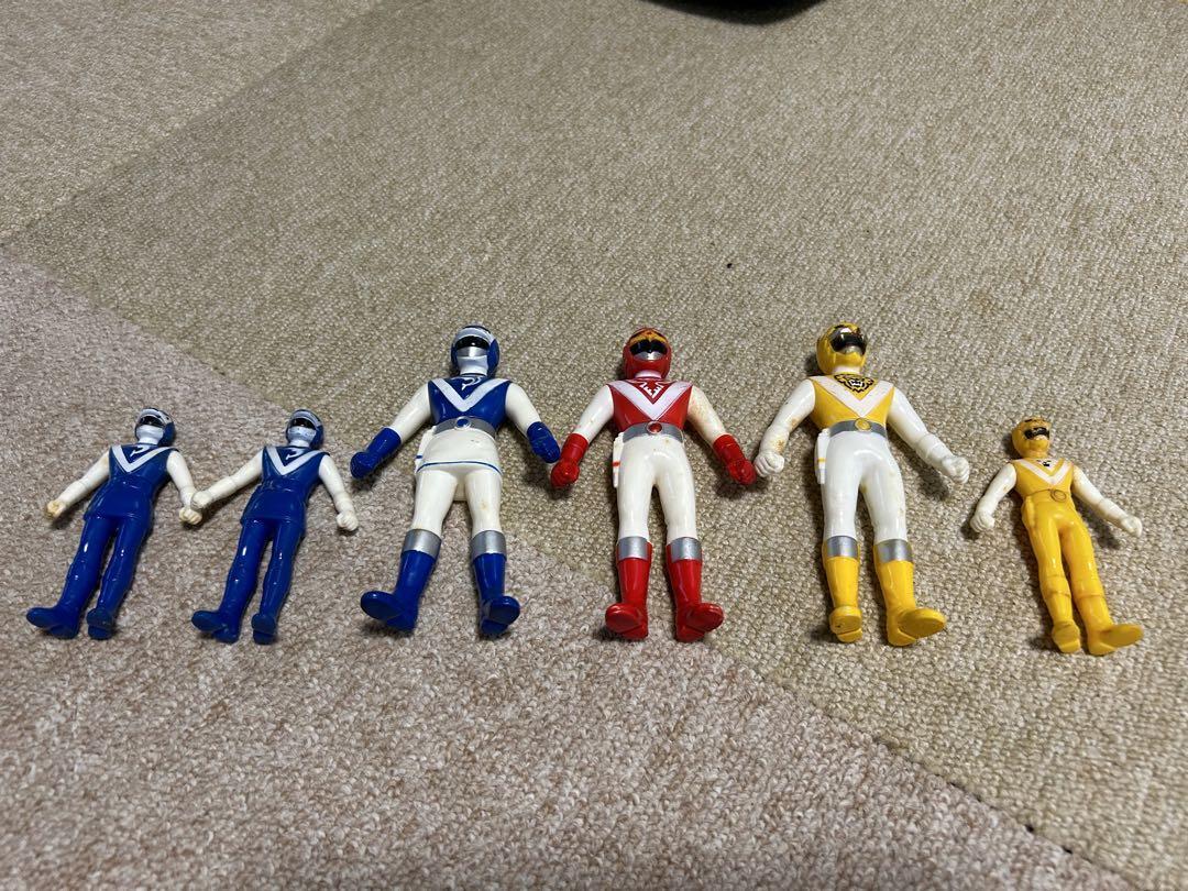 Power Rangers Chojuu Sentai Liveman Soft Vinyl Figure 6p set