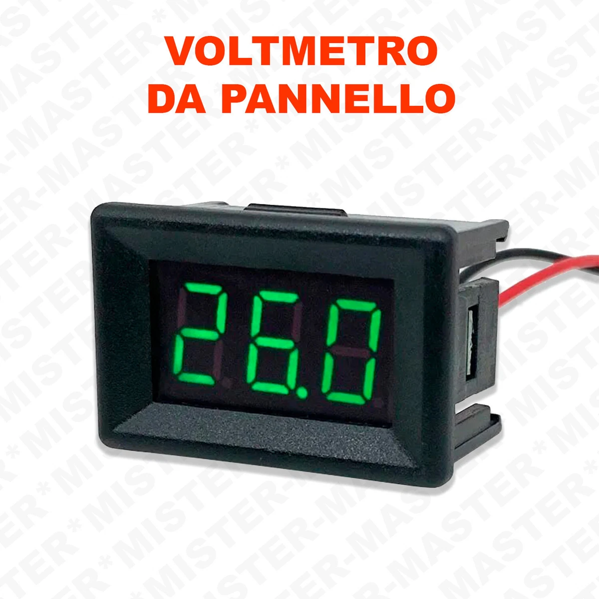 Voltmetro Impermeabile Con Indicatore Di Tensione Per Auto 12-24v Cc Voltmetro Impermeabile Con Indicatore Di Tensione Per Auto 12-24v Cc