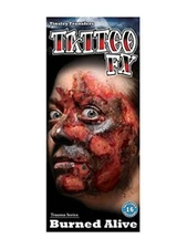 Loftus International Tinsley Transfers Burned Alive Temporary Tattoo