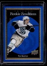 2023-24 Upper Deck Trilogy Rookie Renditions Blue Tye Kartye Rookie 353/499