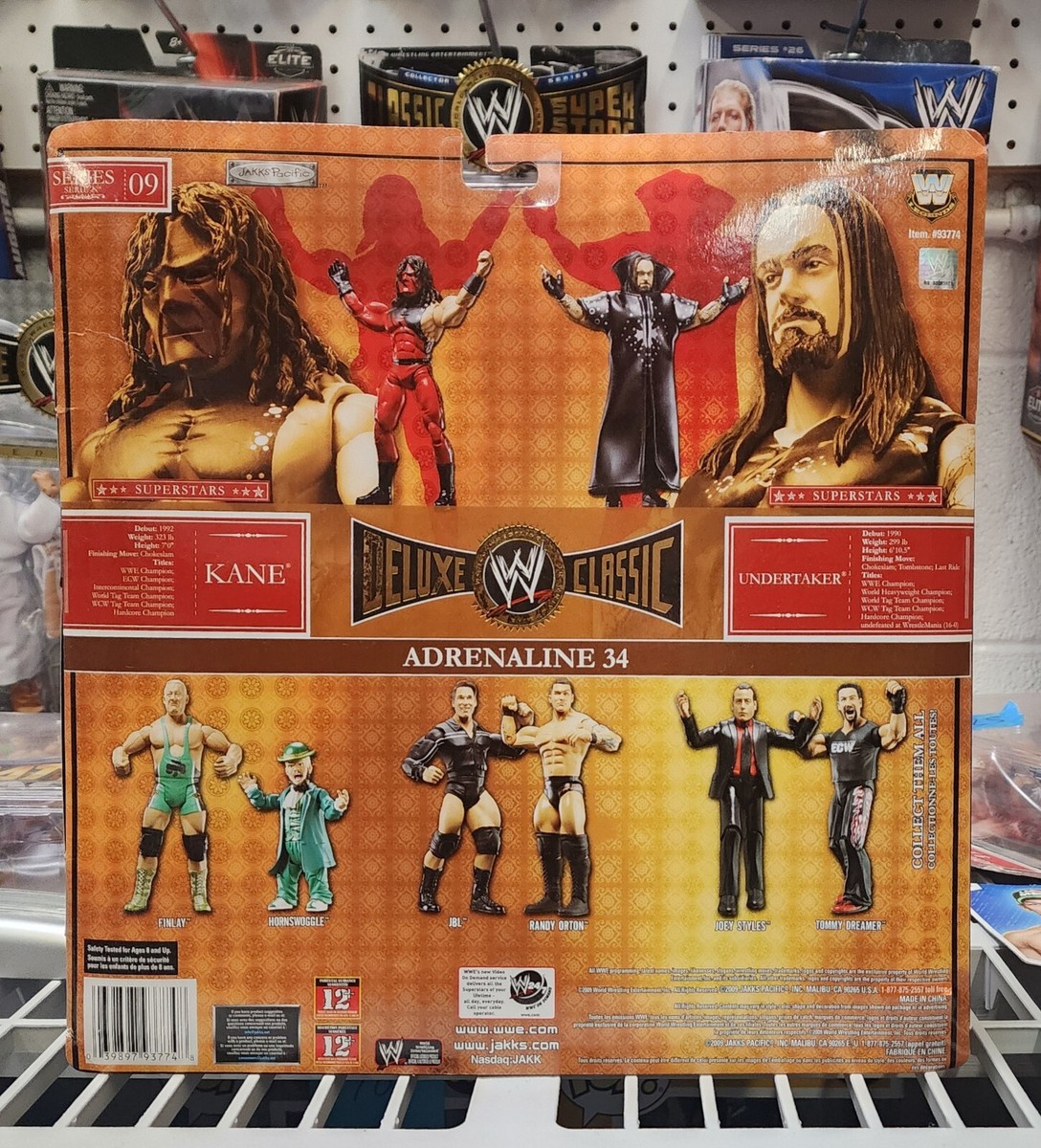 WWE Jakks Classic Superstars Deluxe Ringside Excl. Undertaker Kane
