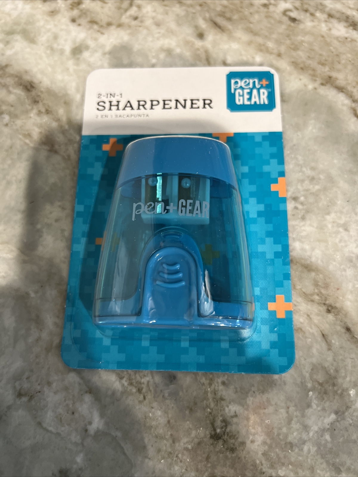 Pen Gear Sharpener 2 IN 1 PENCIL 2 AND CRAYON Sharpener. School