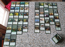 LOTTO 267 Carte Magic Mtg RARE E NON COMUNI VERDE MAZZO BESTIA ELEMENTALE ELFO