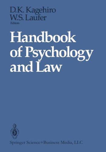 handbook of psychology and law (english) paperback book