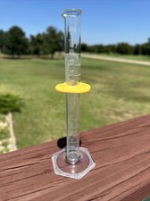 Kimax Kimble 20028-W Class A 25 mL Graduated Measuring Cylinder w/ Pour Spout