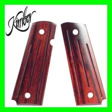 Kimber Slim Rosewood Grips Ball Milled for Full Size 1911 Custom & Pro 1000268A