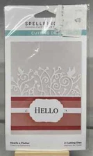 New Spellbinders Hearts a Flutter Paper Arts Metal Die
