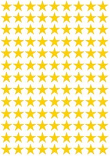 Small Star Shaped Vinyl Stickers, Wall Stickers, Decals, Craft Cardmaking