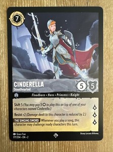 Cinderella Stouthearted 177/204 (Regular) Lorcana Rise of the Floodborn - NM