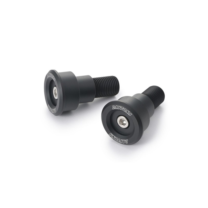 Adaptateur rétro embout de guidon Daytona pour Yamaha MT07 MT09 XSR900 noir aluminium