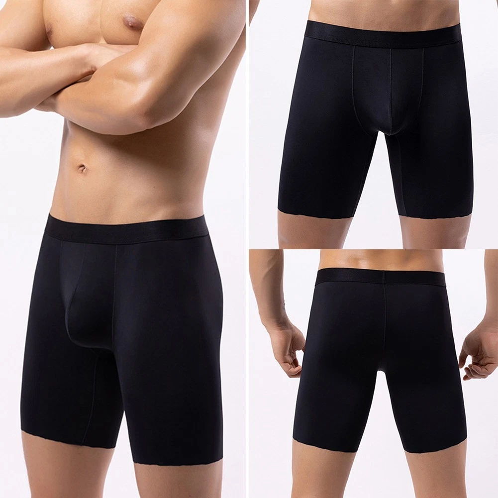 Boxer Uomo Gamba Lunga Sportivi – Confezione 3 Pezzi (Taglie S-3XL)