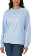 NWT Tommy Hilfiger breezy blue Embroidered Crewneck sweatshirt XL
