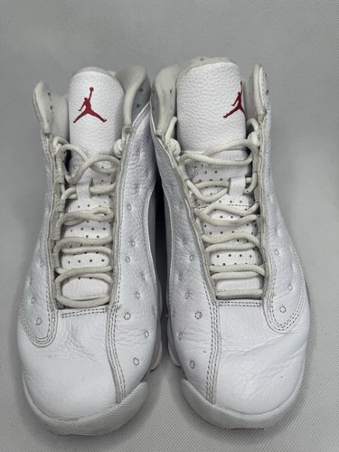 Talla Us 8.5 - Air Jordan 13 Retro Blanco Gris Lobo - Imagen 8 de 13
