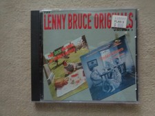 Lenny Bruce The Lenny Bruce Originals Vol 1 CD Album Remastered 1991