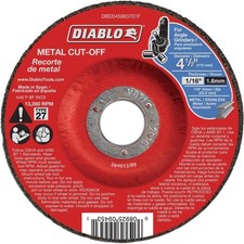 Diablo DBD045063701F 4-1/2" Metal Cut Off Disc - Type 27