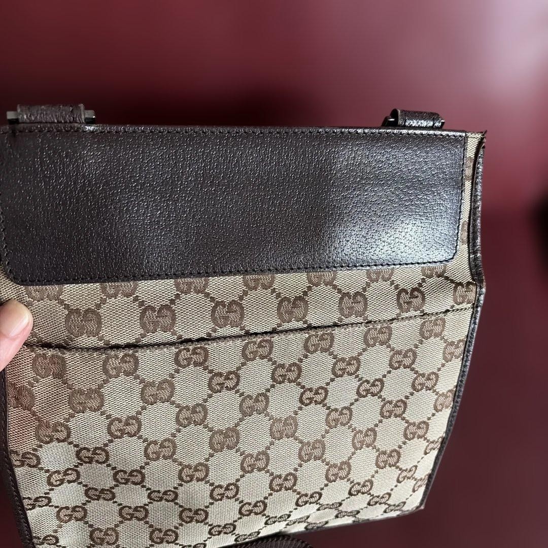 GUCCI Pre-Owned Gg Pattern Canvas Shoulder Bag — image 4