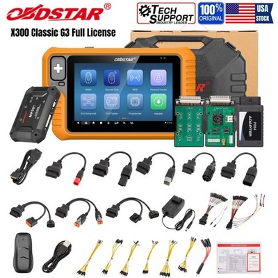 OBDSTAR X300 Classic G3 Key Progarmmer & EC.U Clone+ SRS Reset+ODO+Test Platform