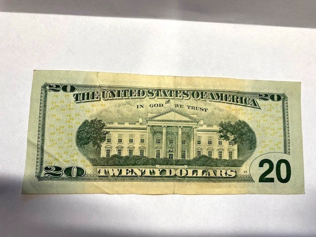 Twenty Dollar Tombstone Note 1936/1969 Fancy - Image 2 of 2