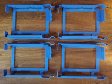    Set of 4 - Dell Blue 3.5" Hard Drive Caddy Bundle   No Screws, No Drama 