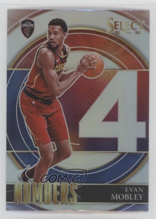 2021-22 Panini Select Select Numbers Silver Prizm Evan Mobley #32 0p5y