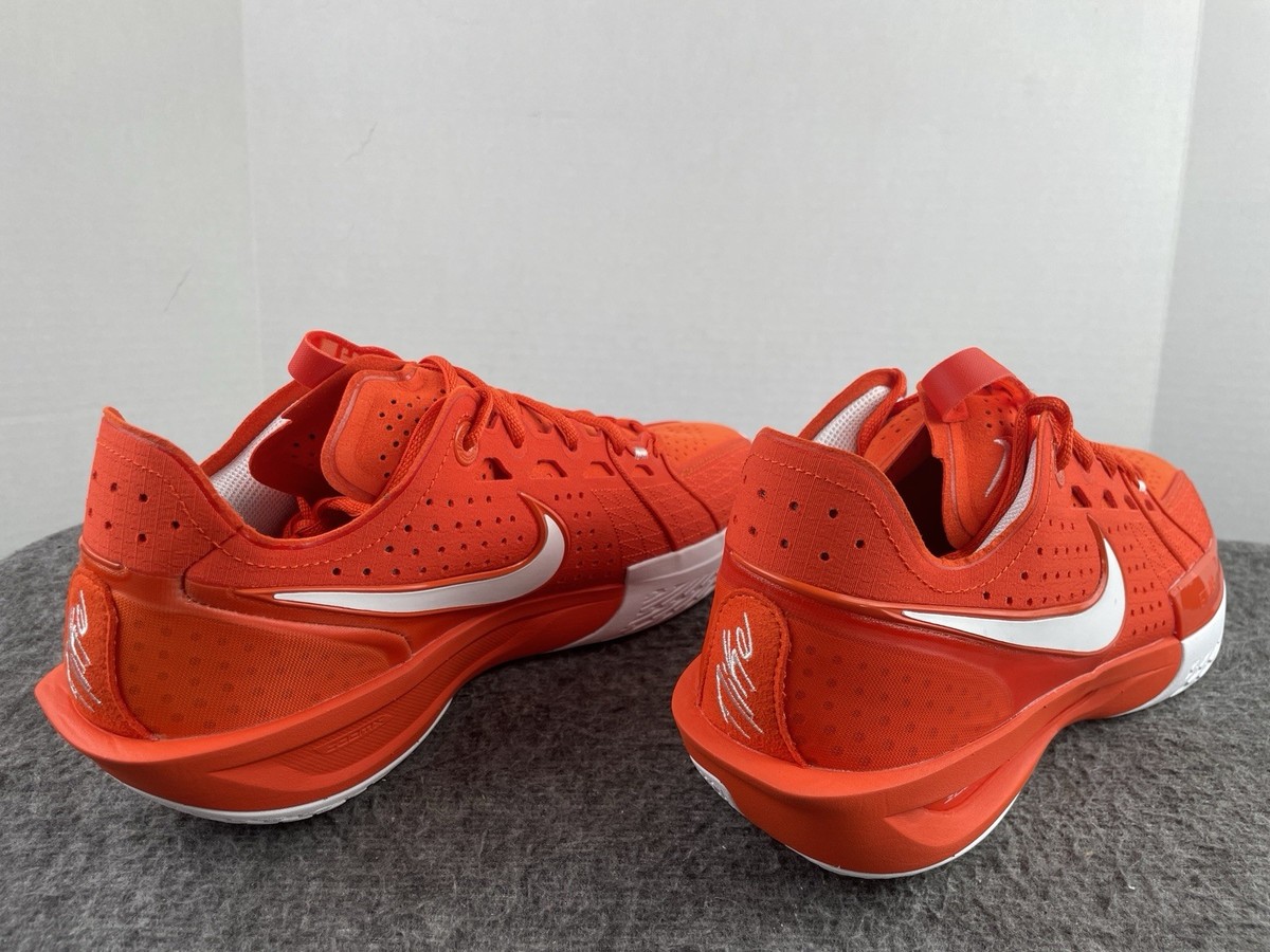 Nike Zoom GT Cut 3 TB UNRELEASED PE Shoes Orange/White Mens Sz 10