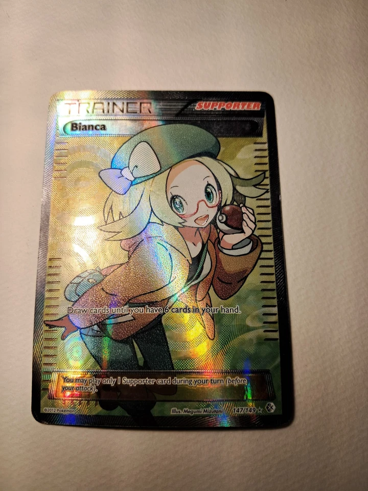 Bianca Trainer 147/149 Full Art Boundaries Crossed (BCR) Pokémon Card RARE Holo - Image 2 of 4