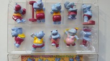 Komplettsatz  Happy Hippos im Fitness Fieber 1990  BPZ und Box ÜEi
