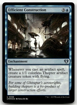 Efficient Construction #88 (Foil) (NM) Commander Masters CMM Magic MTG