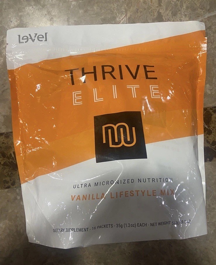 Le-vel Thrive Elite Vanilla Lifestyle Shake Mix - New - Ships Fast