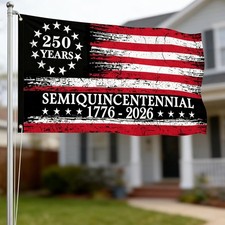 250th Anniversary American Flag 3x5 Ft Double-Sided, 1776-2026 USA 250 Years ...
