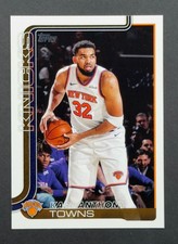 2025-26 Topps Basketball Base 19 Karl-Anthony Towns - New York Knicks
