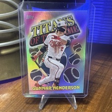 Topps Series 1 2026 Gunnar Henderson #TOG-4 Titans of the Game Baltimore Orioles