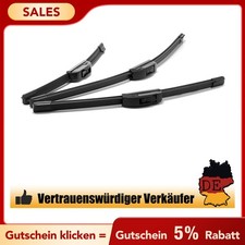 Scheibenwischer Set vorne + hinten Passend für Ford Fiesta V Van 03-10 Gummi