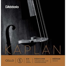 Kaplan Cello C String - tungsten/steel: Medium