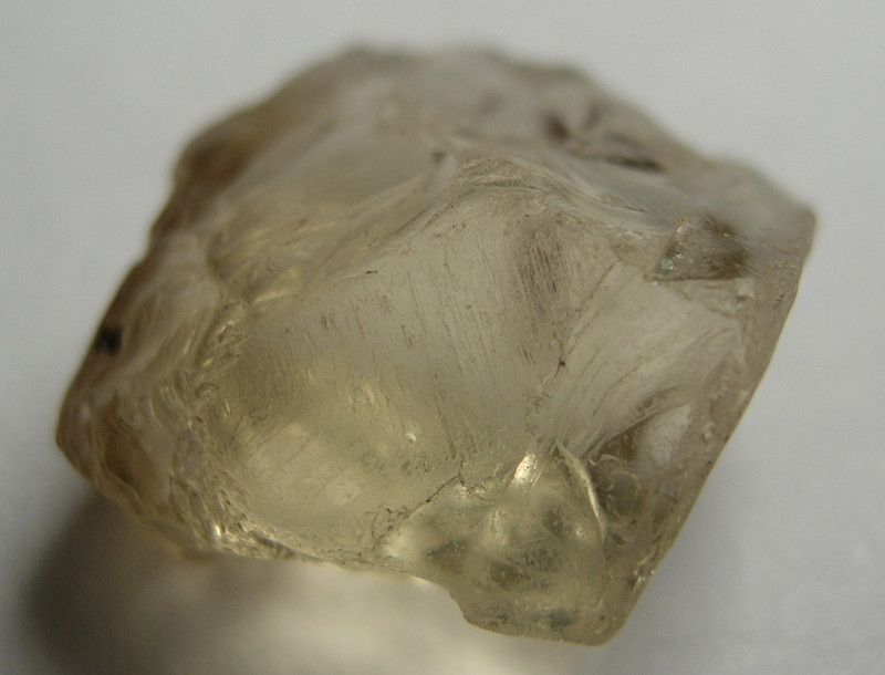 SUNSTONE, PALE STRAW YELLOW ROUGH FOR FACETING, OREGON, U.S.A.