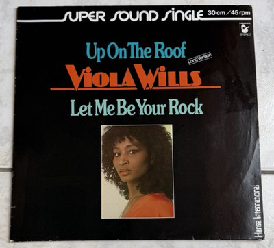 Viola Wills    Up On The Roof / Let Me Be Your Rock (12'' Maxi Vinyl) - 80s Top!