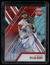 2017 Panini Elite #88 Dylan Busby Autographs Status Die Cut Red #/75