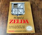 oval seal rpg The Legend of Zelda complete in box nintendo nes gold original map