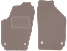 Fußmatten Automatten Vorne Velours Beige für Seat Ibiza III 6L 2002-2008