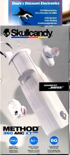 Skullcandy Method 360 ANC Wireless Earbuds WHITE (S2MTW-T001)... FREE S&H!