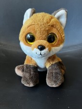 Sehr guter Zustand Ty Beanie Babys Fay der Fuchs Glitzeraugen Top Zustand Retired