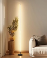 Minimalist Corner Floor Lamp - 2700K-6500K Dimmable LED Night Light - Modern ...
