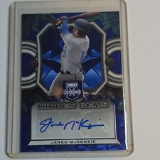 panini 2023 elite extra jared mckenzie hidden gems #HG-JMK nationals autograph
