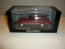 PMA 1/43 Minichamps Mercedes Benz 320TE S124 W124 1990 Red Metallic Minicar