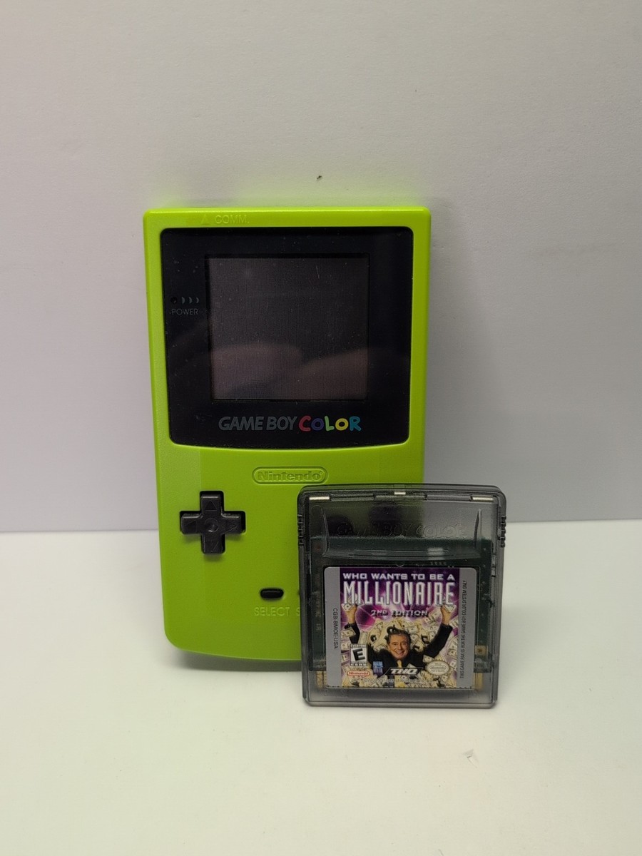 Nintendo Game Boy Color GBC Kiwi Lime Green Handheld Console CGB-001 Tested  GAME