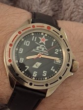 Vintage " Boctok Vostok " Handaufzug russische Armbanduhr ⭐⭐ 