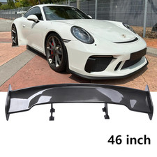 47 Fiber Rear Trunk Spoiler Wing Adjustable Gt-style For Porsche Cayman 718 B