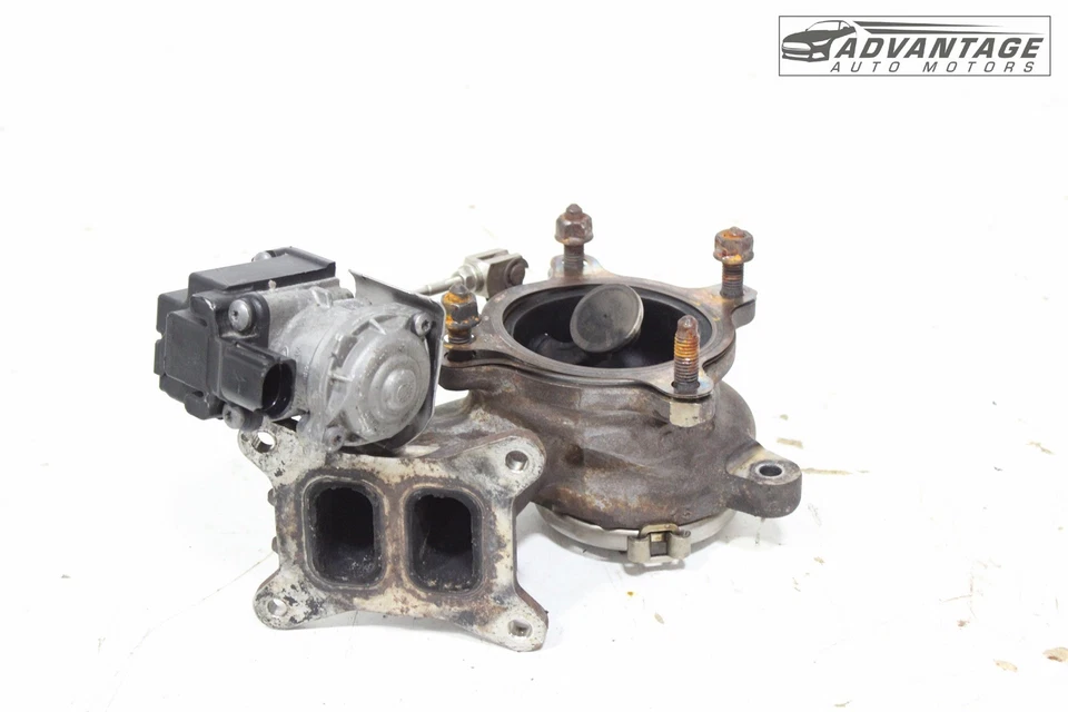 2016-2018 AUDI A6 C7 2.0L L4 ENGINE MOTOR TURBOCHARGER MANIFOLD & ACTUATOR OEM - Image 4 of 4