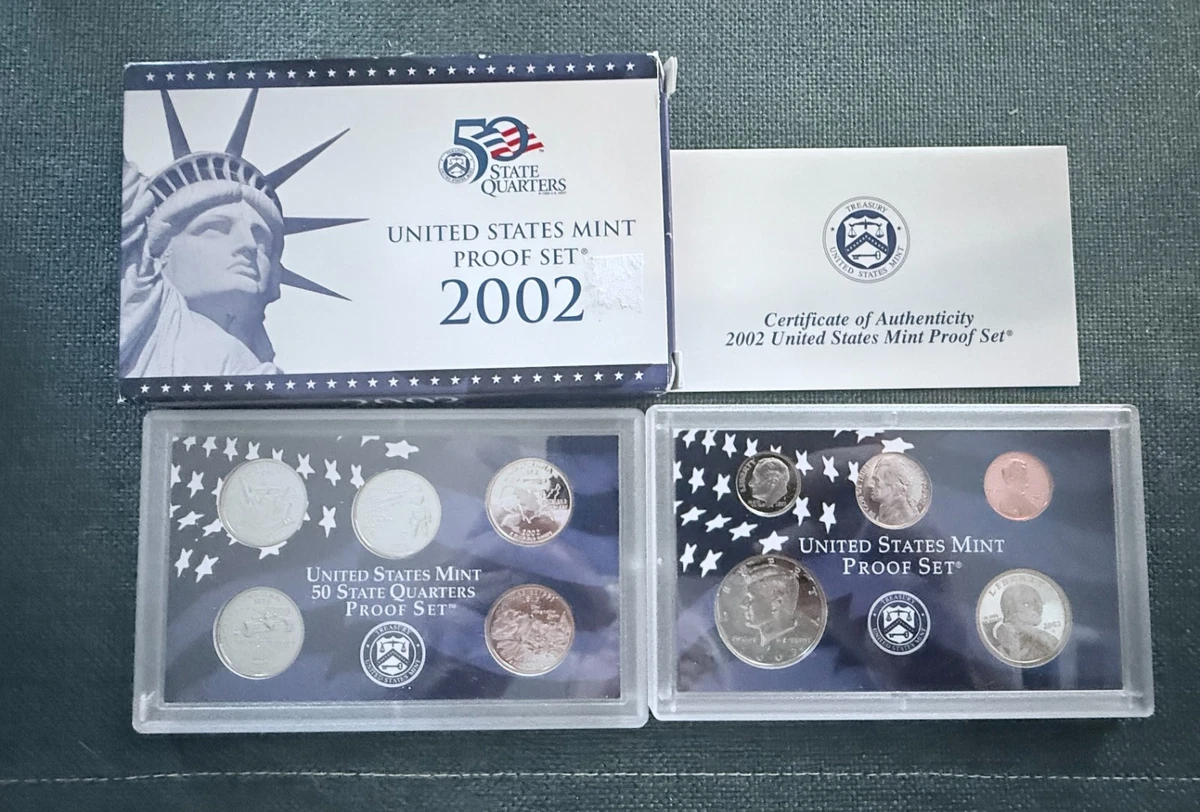 U.S. Mint 2002 US Coin Proof Sets for sale | eBay